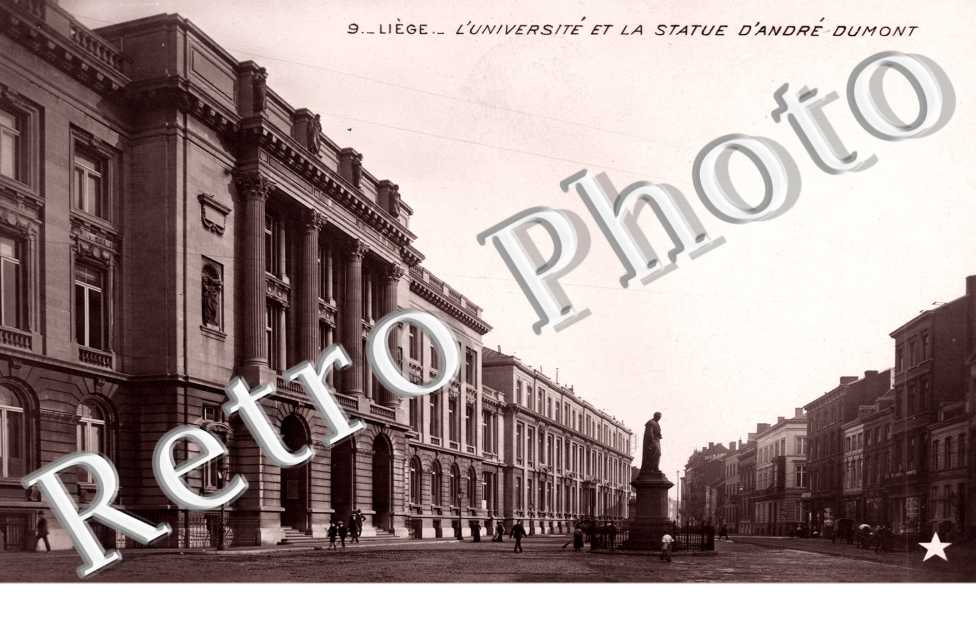 l&#039;universite et la Statue d&#039;Andre Dumont