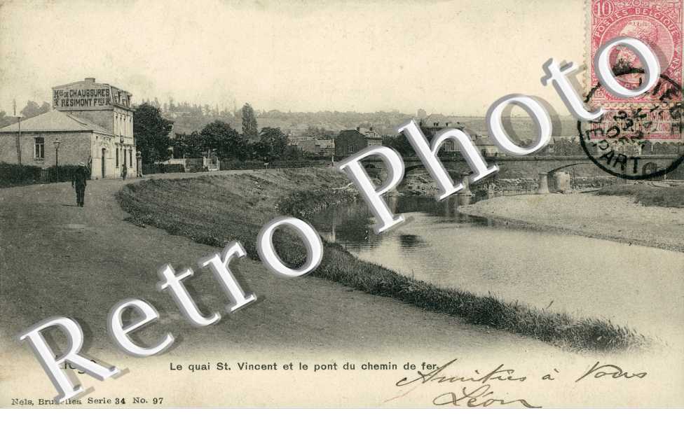 Le Quai Saint Vincent et le Pont du Chemin de Fer