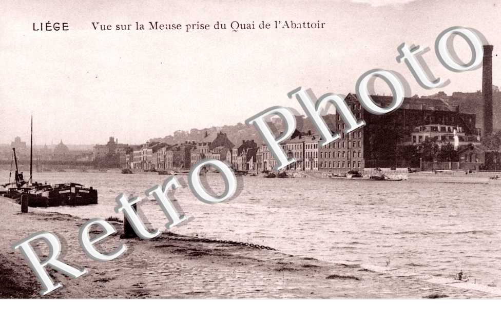 Vue sur la Meuse prise du Quai de l&#039;Abattoir