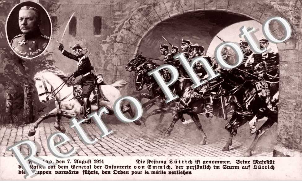 7 aout 1914, Une Charge a cheval
