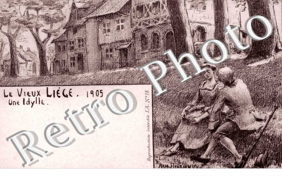 Vieux Liege - Une Idylle - Dessin