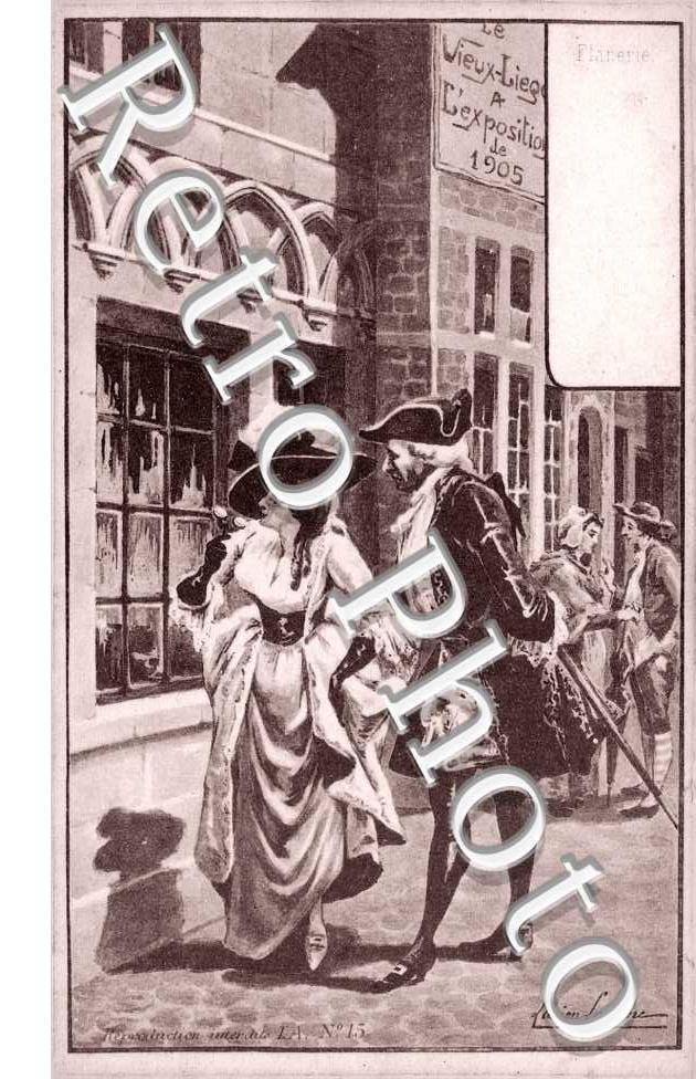 Exposition Internationale de Liege 1905 - Vieux Liege