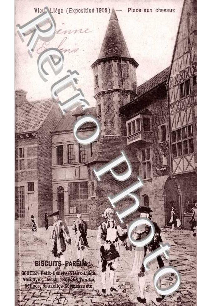 Exposition Internationale de Liege 1905 - Vieux Liege