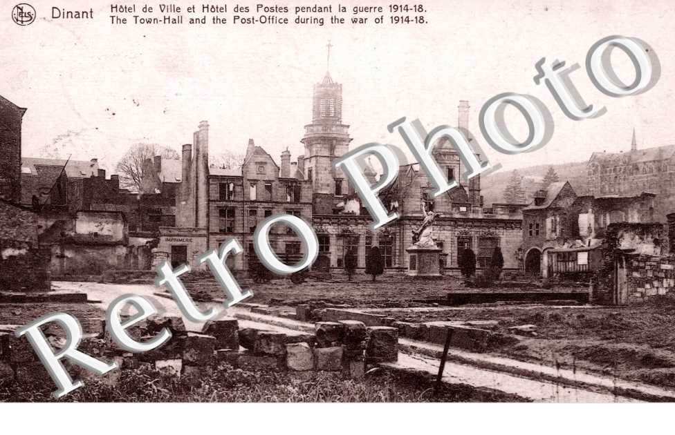 Hotel de Ville et Hotel des Postes pendant la Guerre 1914/18