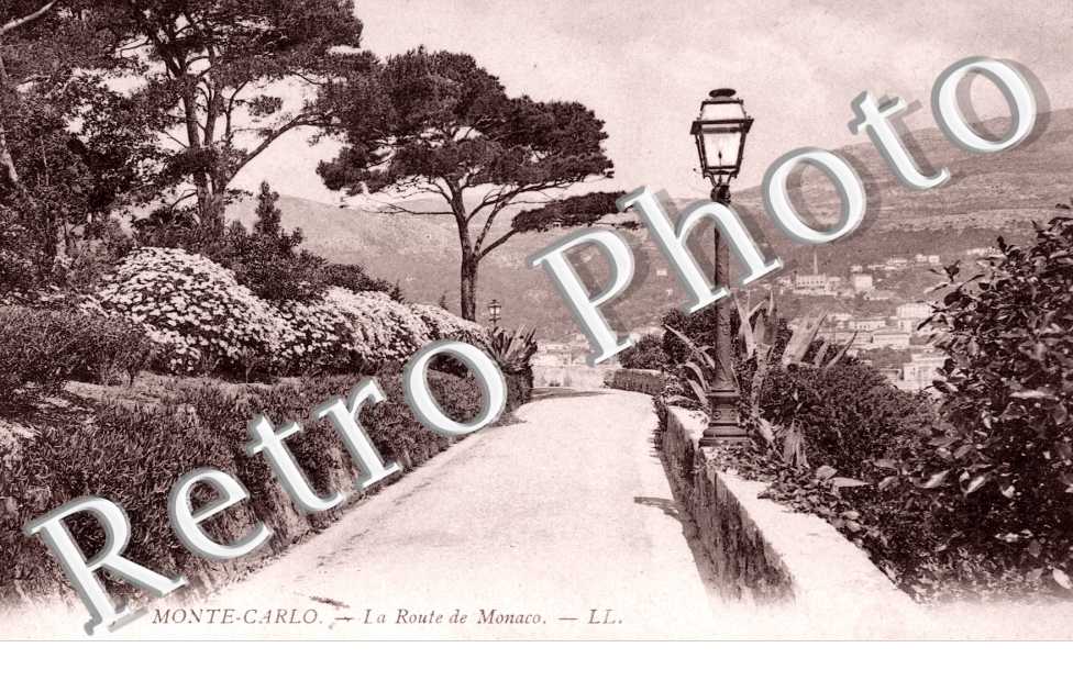 Monte-Carlo, la route de Monaco