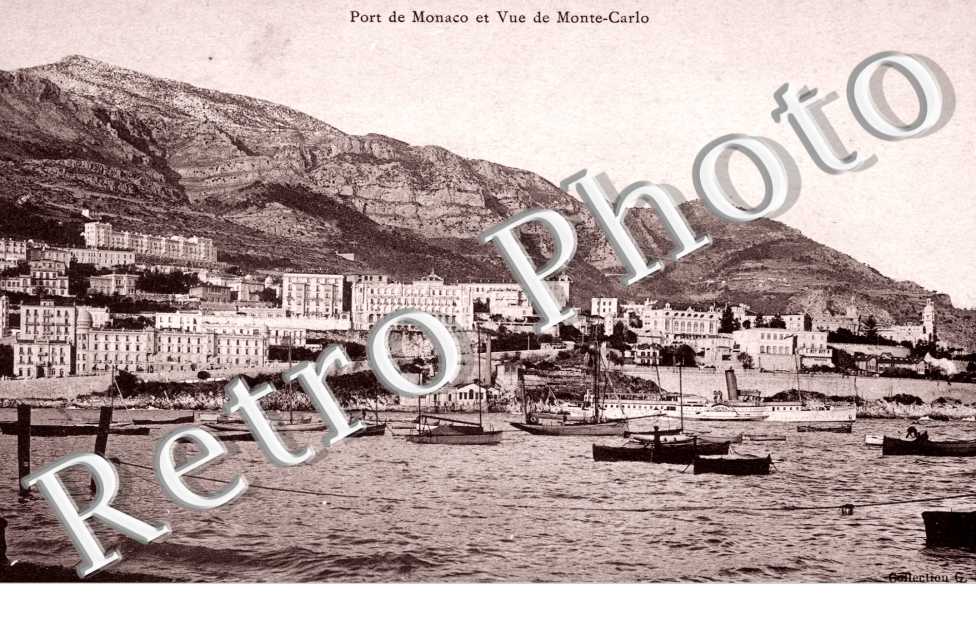 Port de Monaco et Vue sur Monte-Carlo