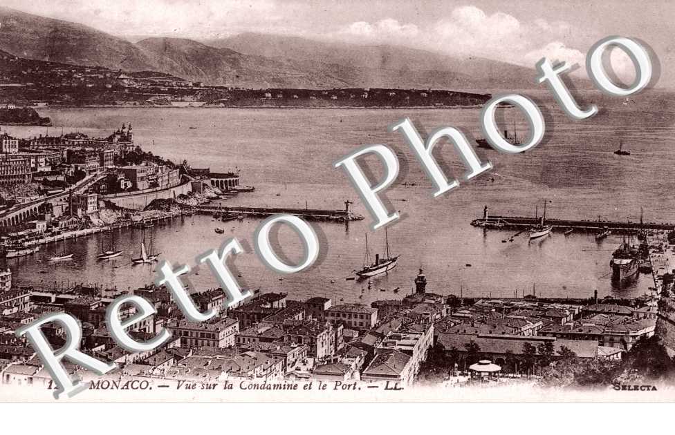Vue sur la Condamine et le Port