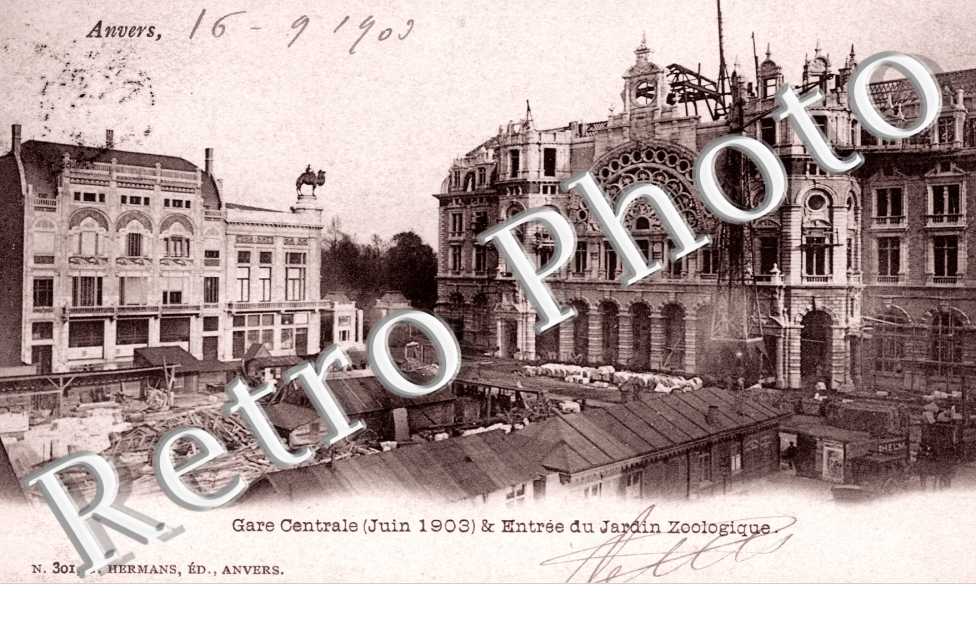 Gare Centrale et Entree du Jardin zoologique