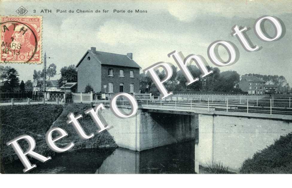 pont du chemin de fer - porte de Mons
