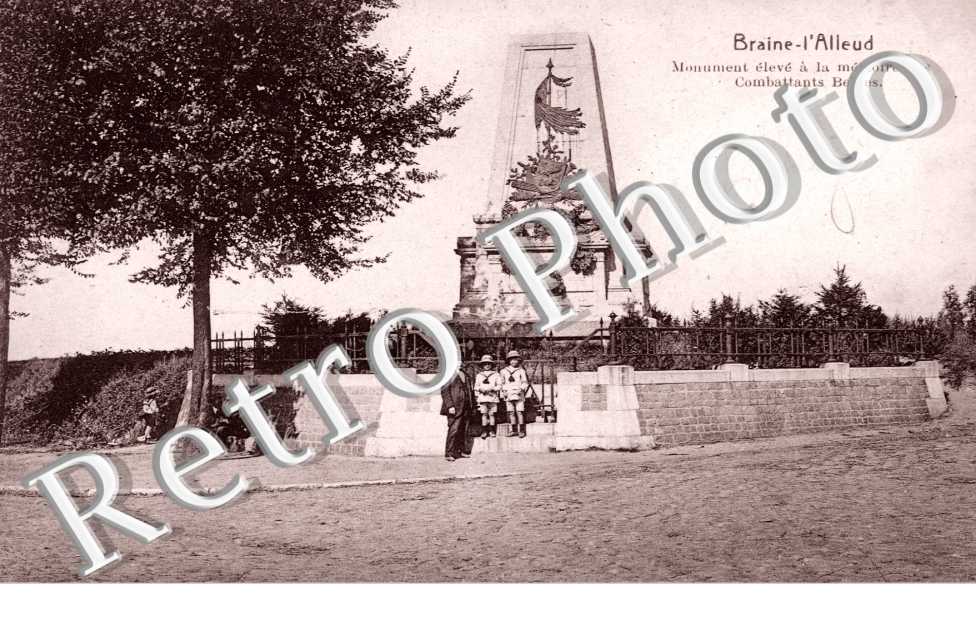 Monument eleve a la memoire des combattants belges