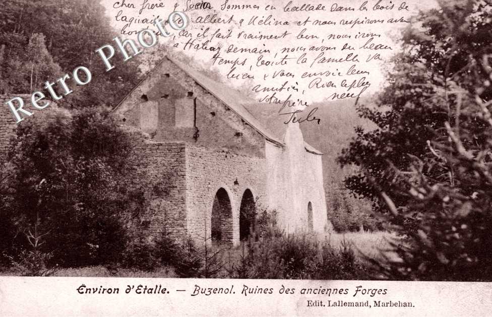 Ruines des anciennes forges
