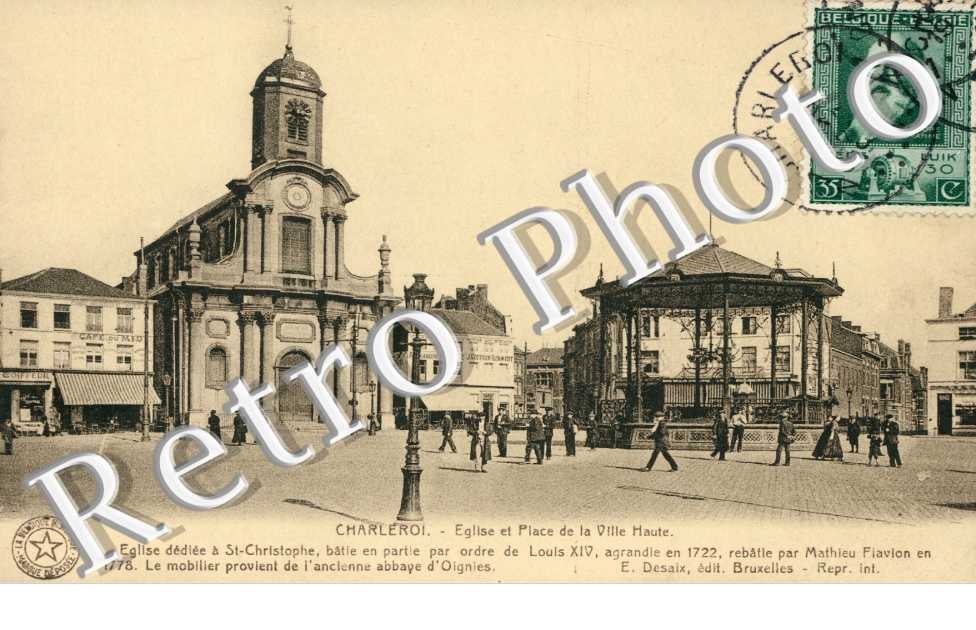 Eglise et Place de la Ville Haute