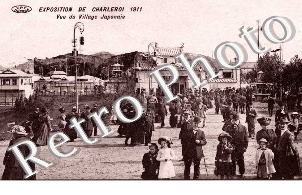 Exposition 1911, Vue du Village Japonais