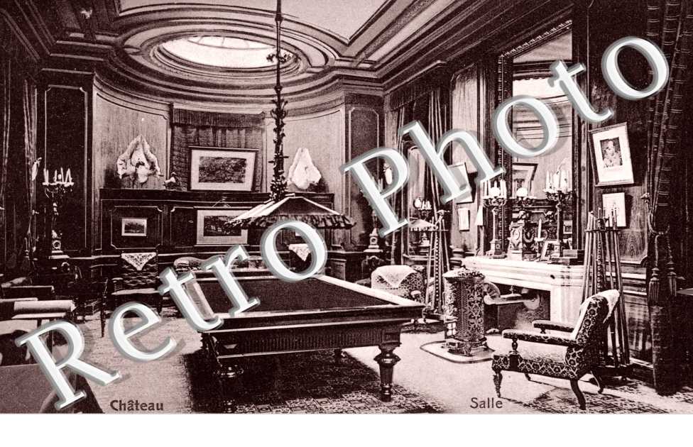 Chateau de Chimay - salle de billard