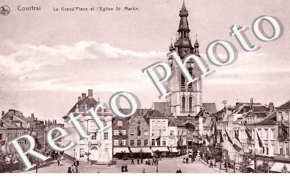la Grand&#039;Place et l&#039;Eglise Saint-Martin