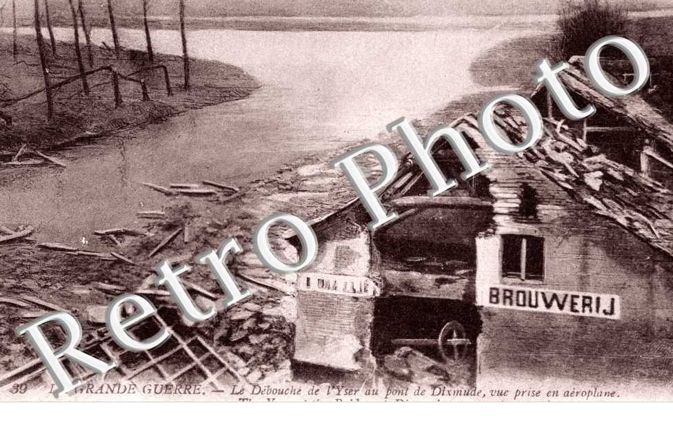 le debouche de l&#039;Yser au pont de Dixmude