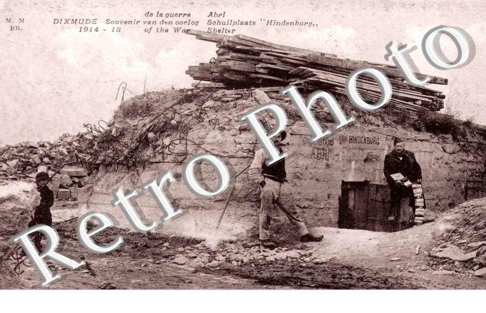 Souvenir de la Guerre, Abri, 1914-1918