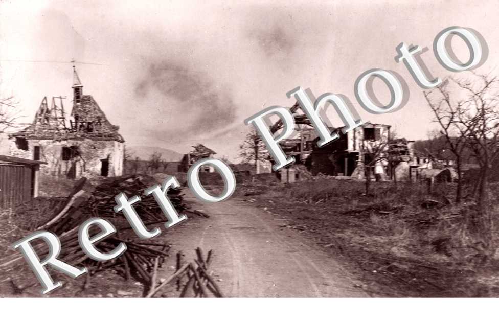 Une rue en ruines 