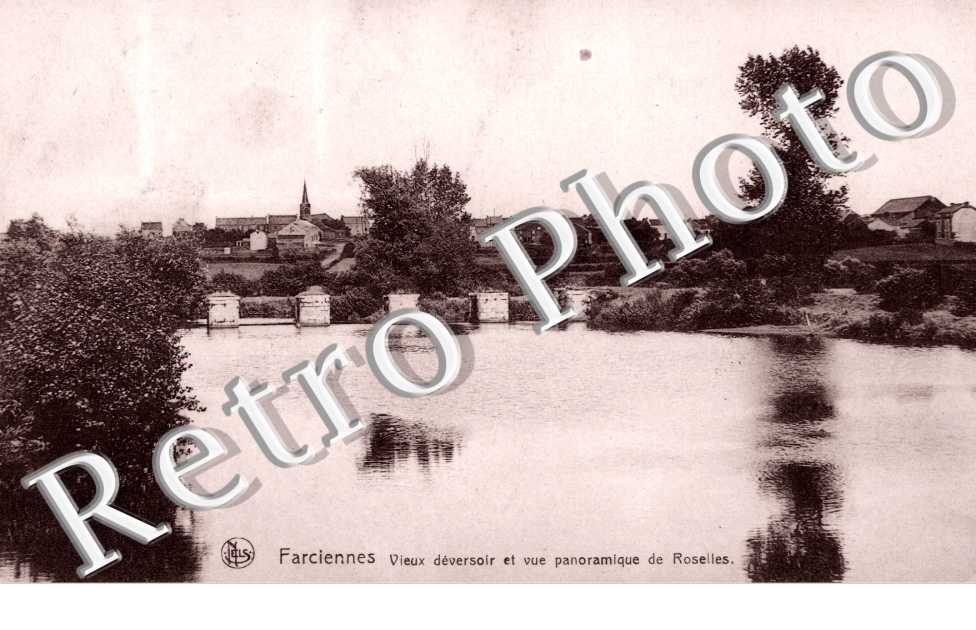 Vieux deversoir et vue panoramique de Roselles