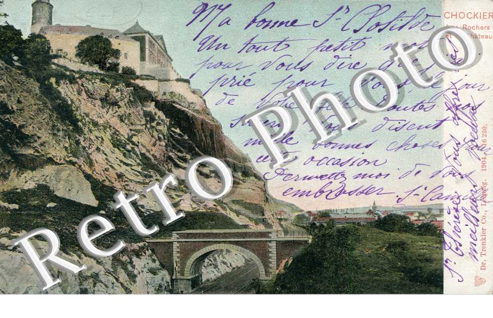 Chockier  les rochers et le chateau