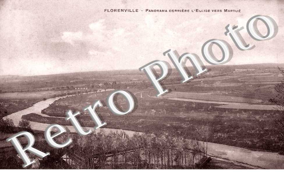 panorama derriere l&#039;eglise vers Martue