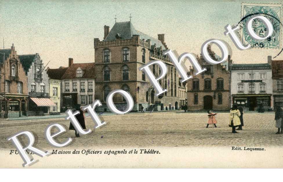 la maison des officiers espagnols et le theatre