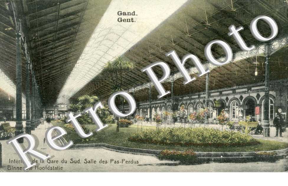 interieur de la gare du sud Salle des pas perdus