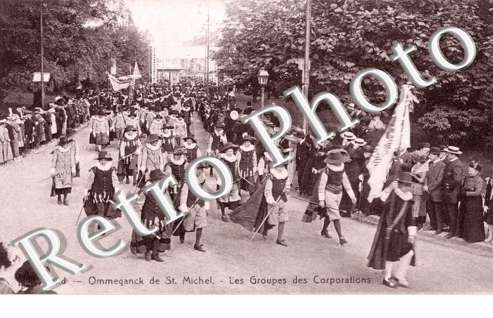 Ommeganck de Saint Michel  Les Groupes des corporations