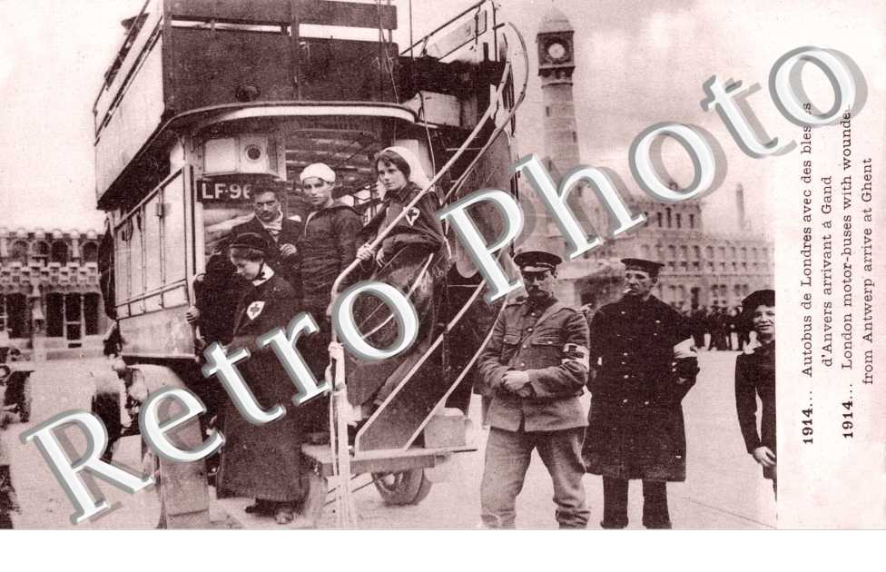 Autobus de Londres avec des Bléssés