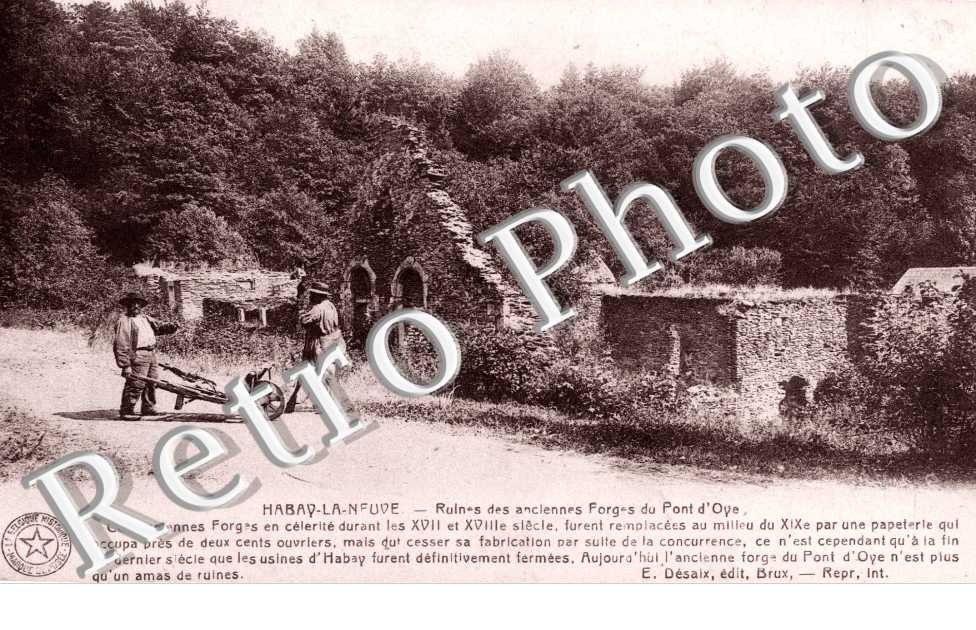 ruines des anciennes forges du Pont d&#039;Oye