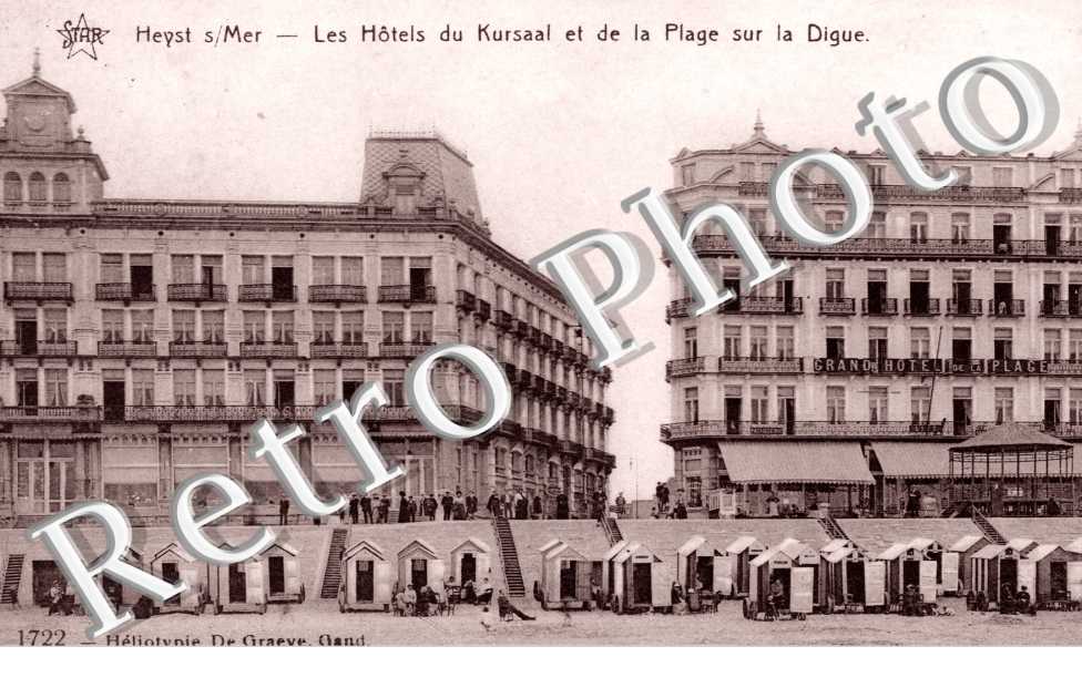 Les Hôtel du Kursaal et de La Plage et la Digue