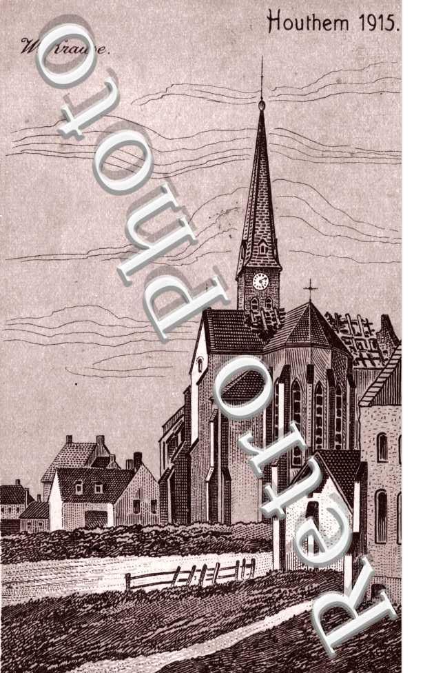 Houthem 1915  Dessin W. Krause