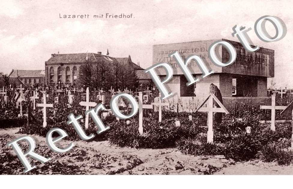 Lazarett mit Friedhof