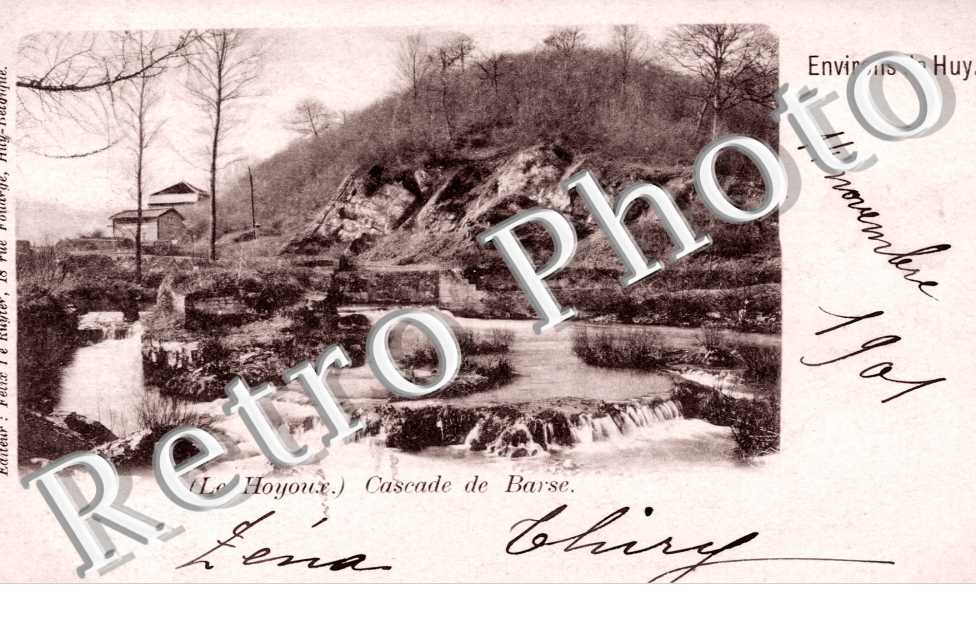 Le Hoyoux, les cascades de barse