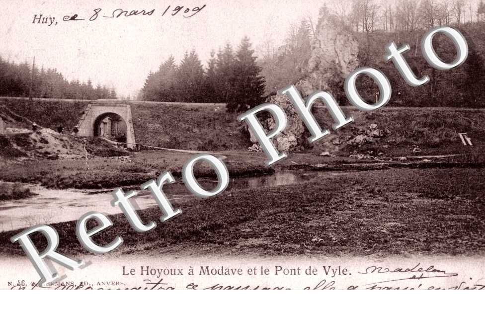 Le Hoyoux a Modave et le Pont de Vyle