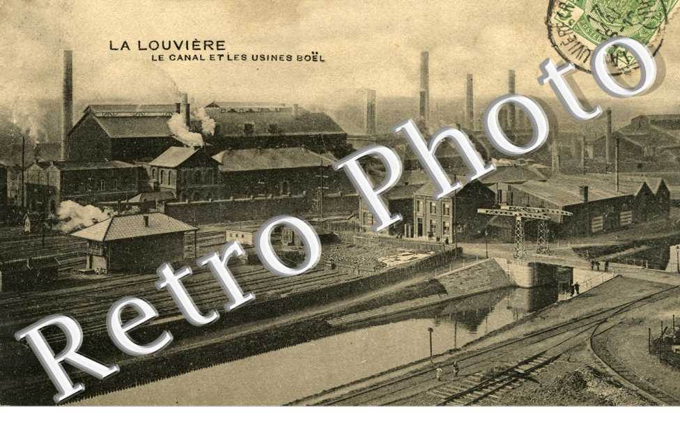 le canal et les usines Boël