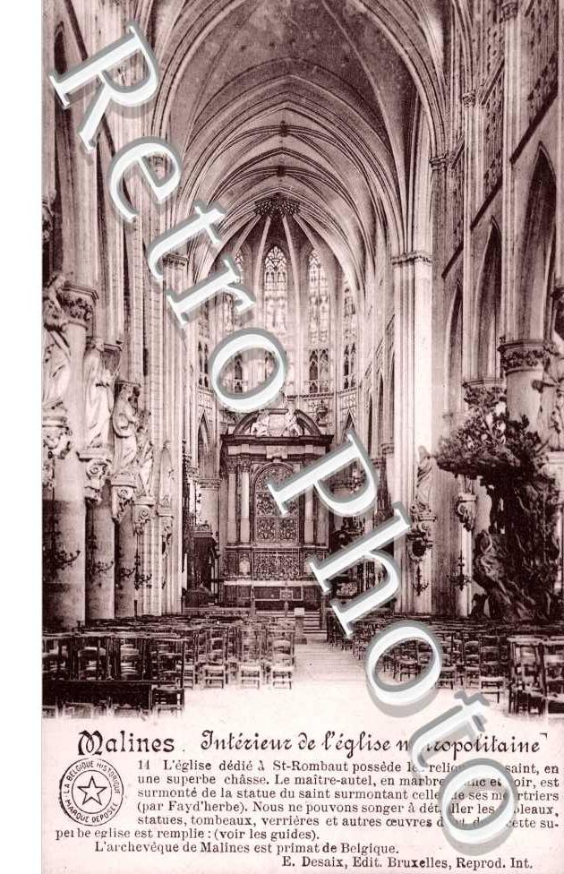 Interieur de l&#039;Eglise Metropolitaine
