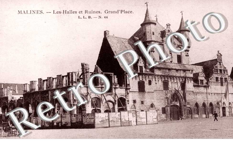 Les Halles en ruines