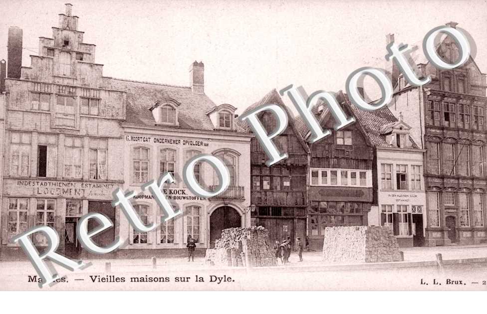 Vieilles maisons sur la Dyle