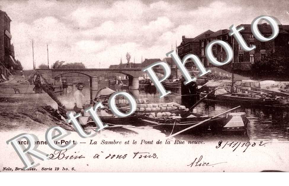 la Sambre et le Pont de la Rue neuve