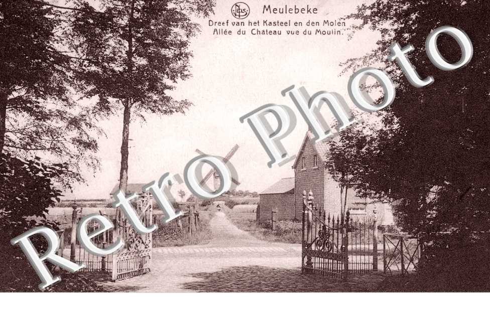 Allee du Chateau vue du Moulin