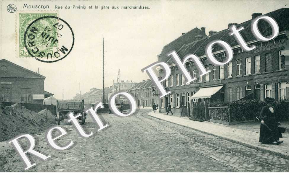 rue du Phénix et la gare aux marchandises