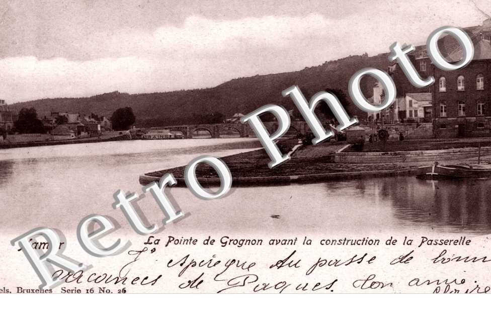 la Pointe de Grognon avant la Passerelle