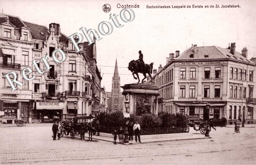 Gedenkteeken Leopold de Eerste en de St. Jozefskerk 