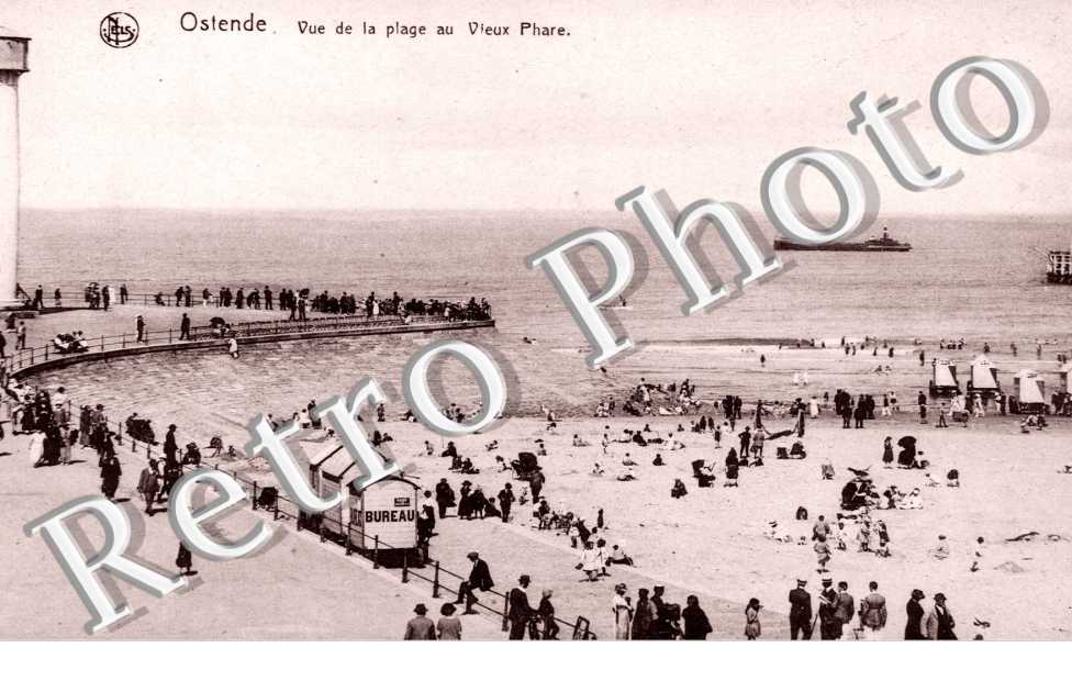 vue de la Plage au vieux phare