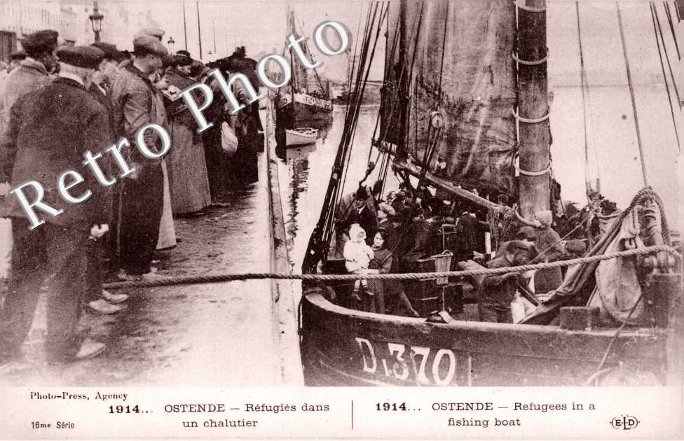 refugies dans un chalutier
