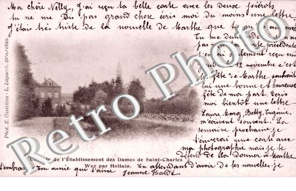 Un coin de l&#039;Etabliseement des Dames de Saint Charles