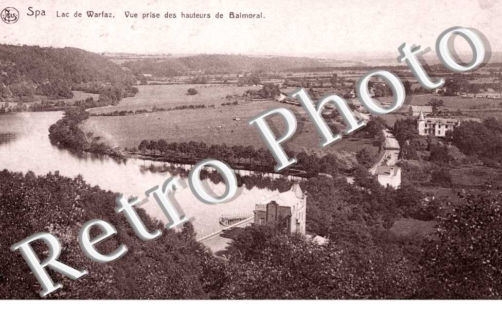 Lac de Warfaz, Vue prise des hauteurs de Balmoral
