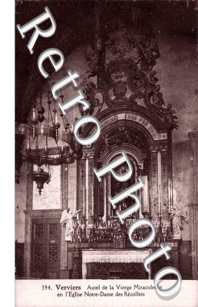 Autel de la Vierge Miraculeuse, eglise de Notre Dame des Recollets