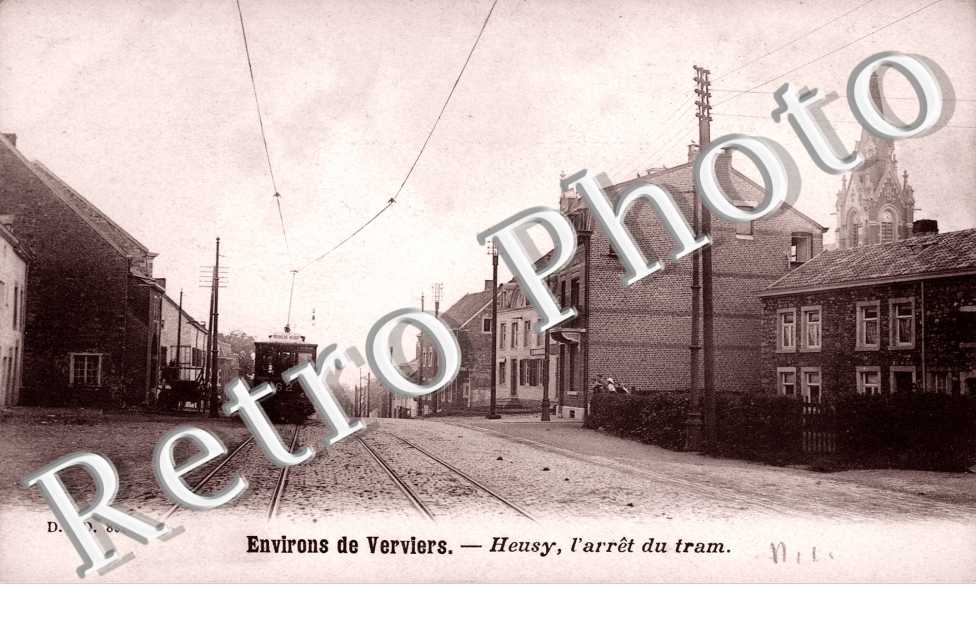 Heusy, l&#039;arret du tram